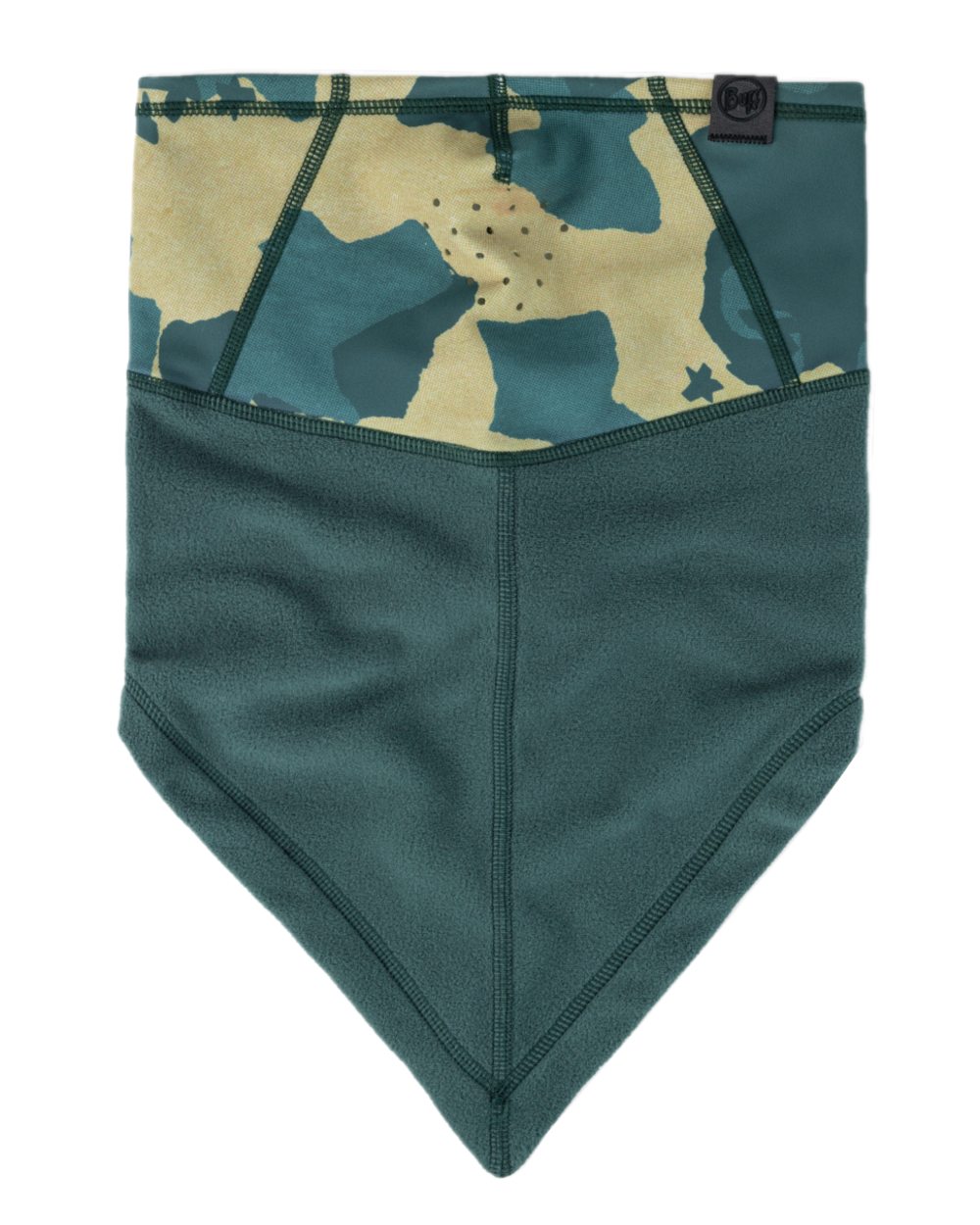 Silversage Coloured Buff Mountain Bandana on white background #colour_silversage