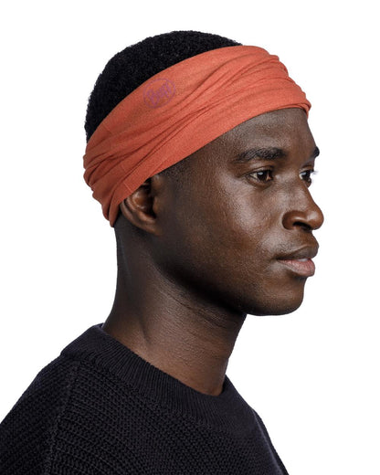 Cinnamon Coloured Buff Original EcoStretch Neckwear on white background #colour_cinnamon