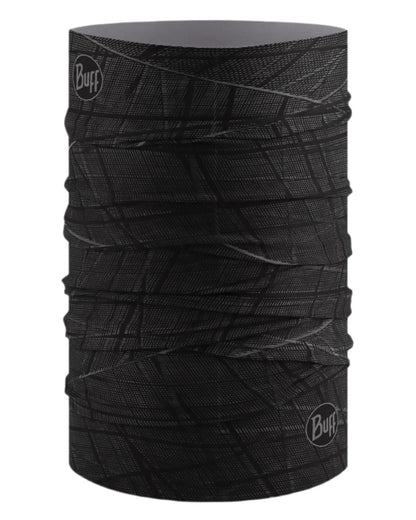 Embers Black Coloured Buff Original EcoStretch Neckwear on white background #colour_embers-black