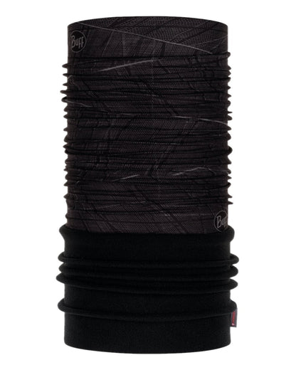 Embers Black Coloured Buff Polar Multifunctional Neckwear on white background #colour_embers-black
