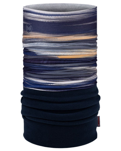 Navy Coloured Buff Polar Multifunctional Neckwear on white background #colour_navy