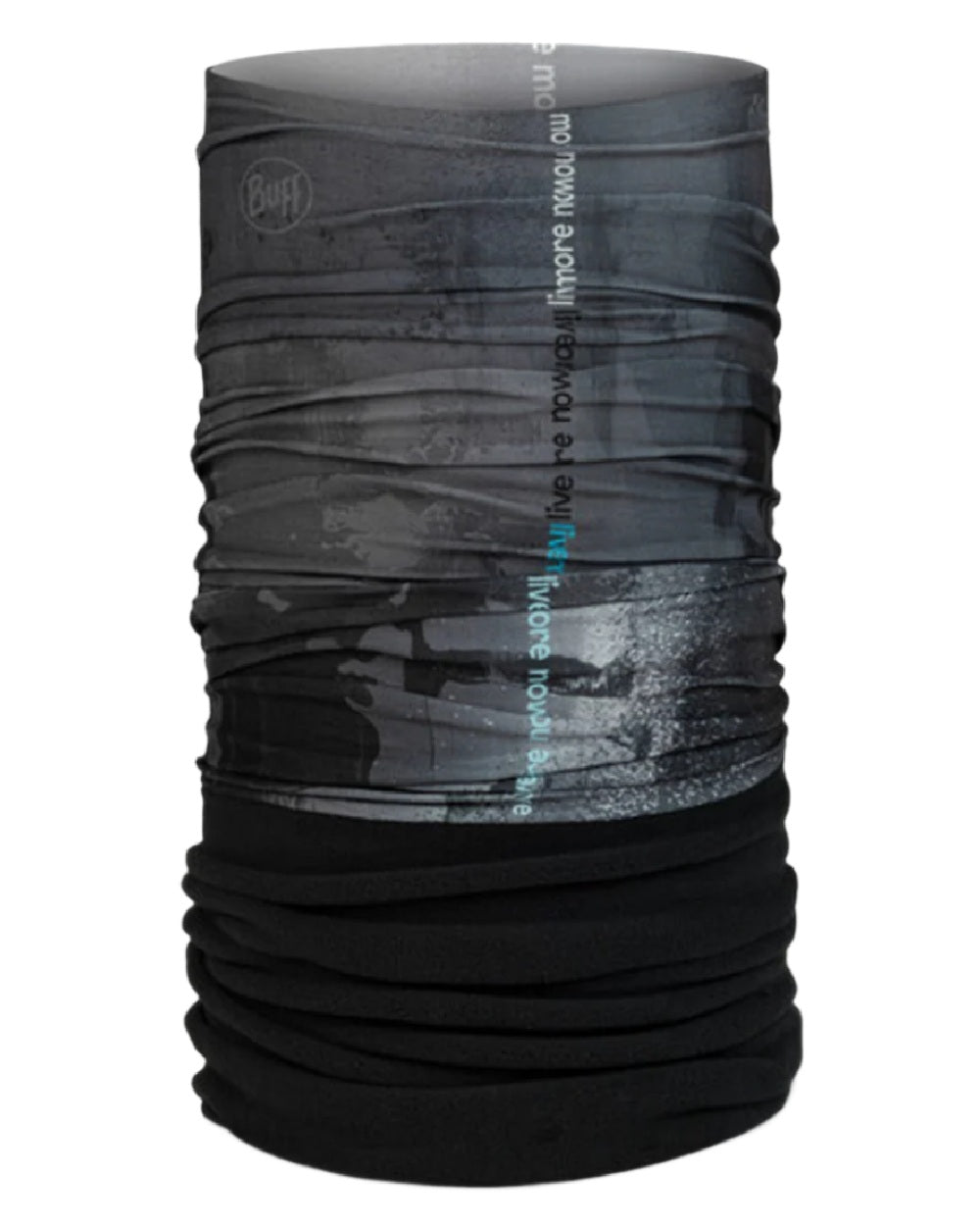Tenko Graphite Coloured Buff Polar Multifunctional Neckwear on white background #colour_tenko-graphite