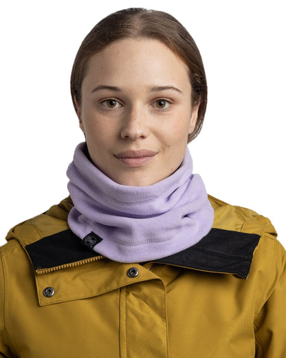 Grape Ice Coloured Buff Polar Neck Warmer on white background #colour_grape-ice
