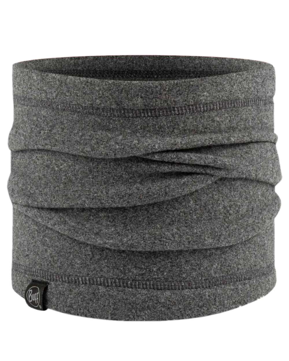 Grey Coloured Buff Polar Neck Warmer on white background #colour_grey