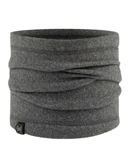 Grey Coloured Buff Polar Neck Warmer on white background #colour_grey