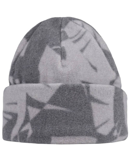 Bondu Grey Coloured Buff Polar Prints Beanie on white background #colour_bondu-grey
