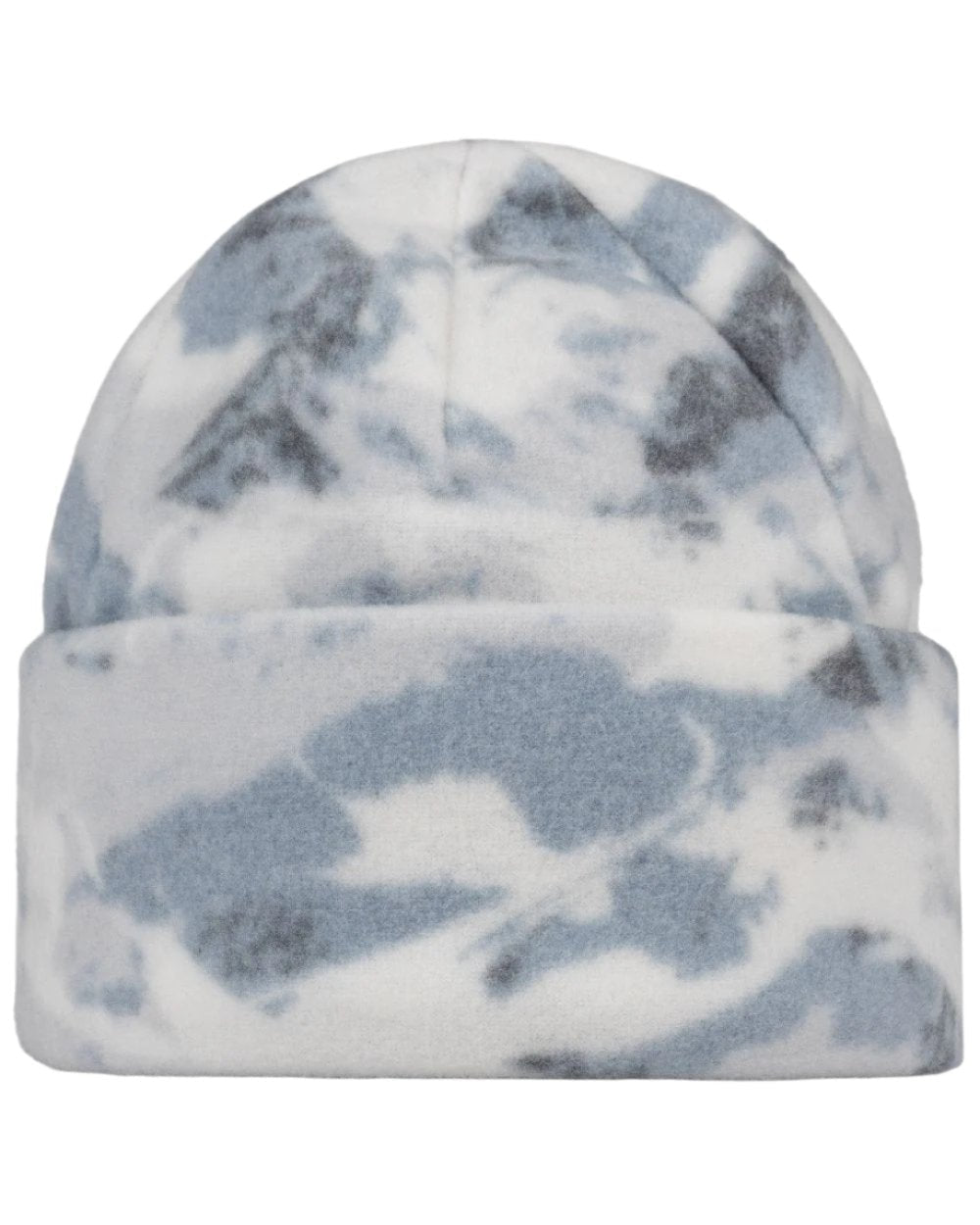Comat Snow Coloured Buff Polar Prints Beanie on white background #colour_comat-snow