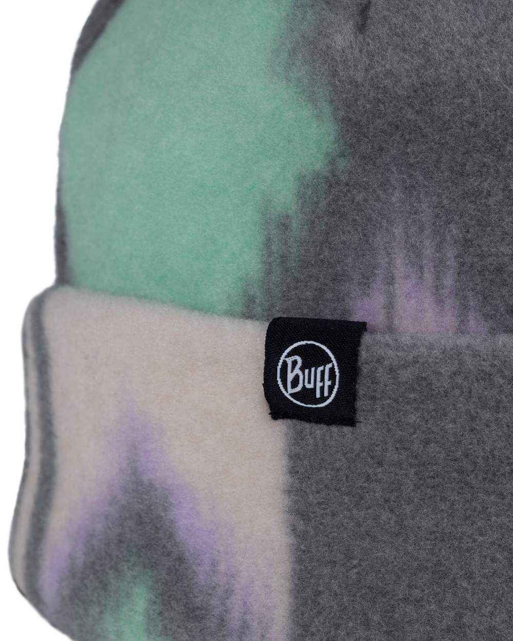 Cusha Multi Coloured Buff Polar Prints Beanie on white background #colour_cusha-multi