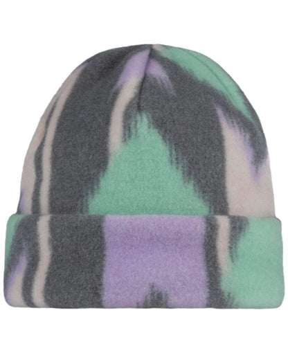 Cusha Multi Coloured Buff Polar Prints Beanie on white background #colour_cusha-multi