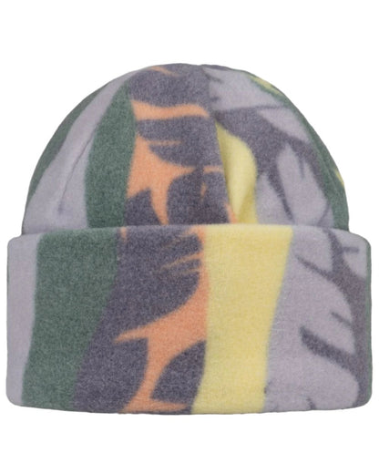 Simbo Multi Coloured Buff Polar Prints Beanie on white background #colour_simbo-multi