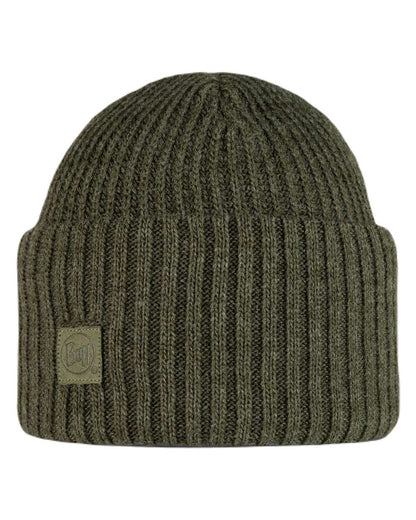 Silversage Coloured Buff Rutger Knitted Beanie on white background #colour_silversage