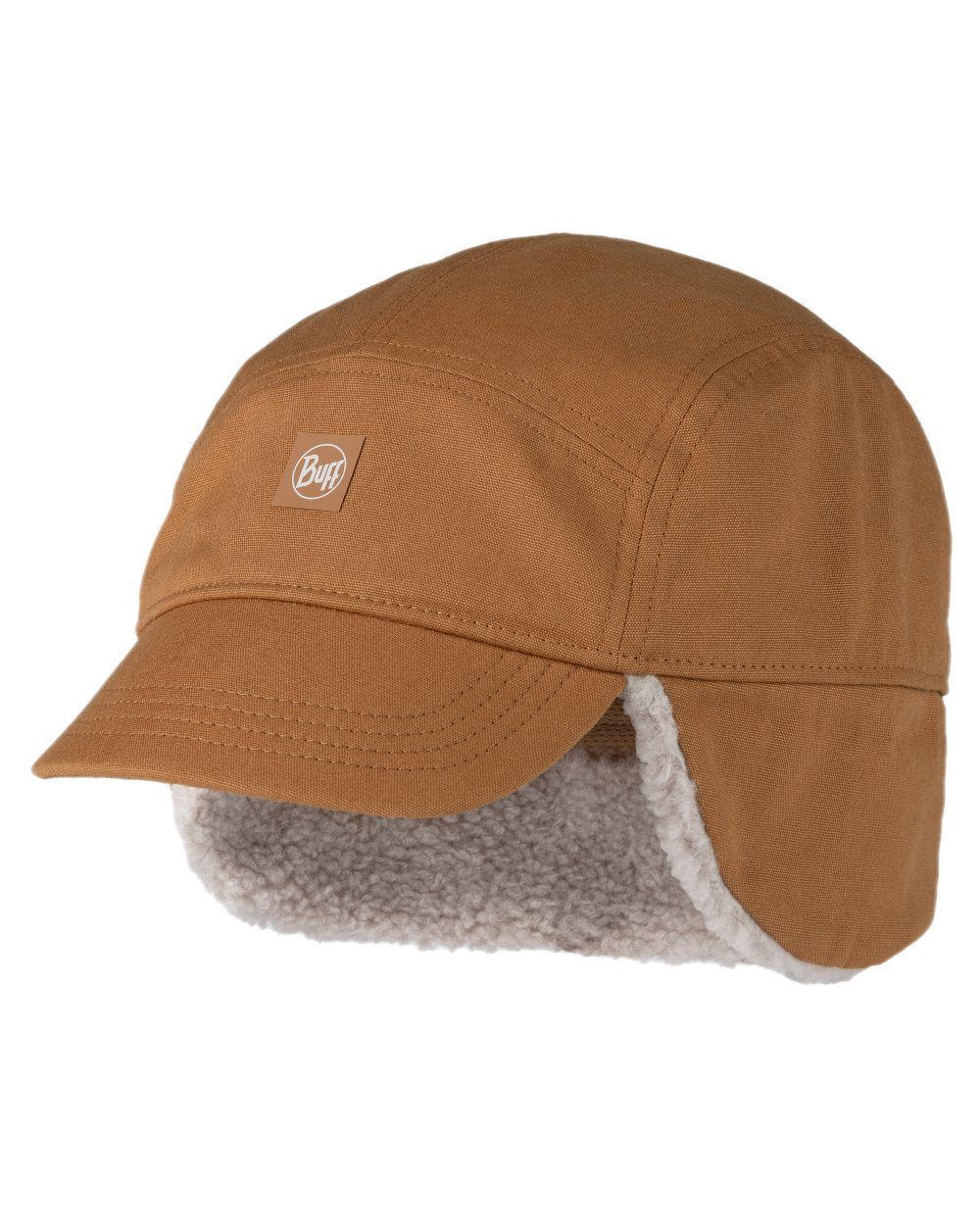 Copper Coloured Buff Simu Fall Line Cap on white background #colour_copper