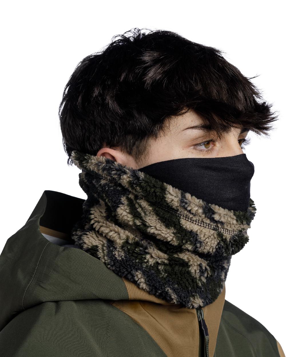 Citronella Coloured Buff Switch Polar Neck Warmer on white background #colour_citronella