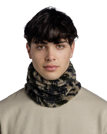 Citronella Coloured Buff Switch Polar Neck Warmer on white background #colour_citronella