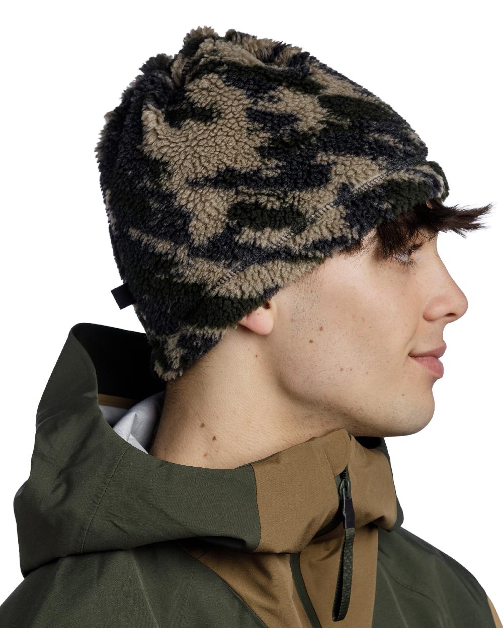 Citronella Coloured Buff Switch Polar Neck Warmer on white background #colour_citronella