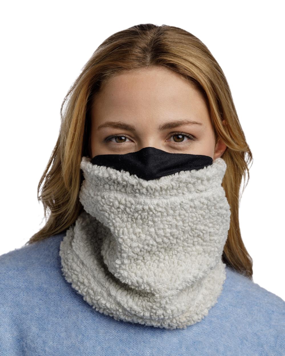 Ice Coloured Buff Switch Polar Neck Warmer on white background #colour_ice