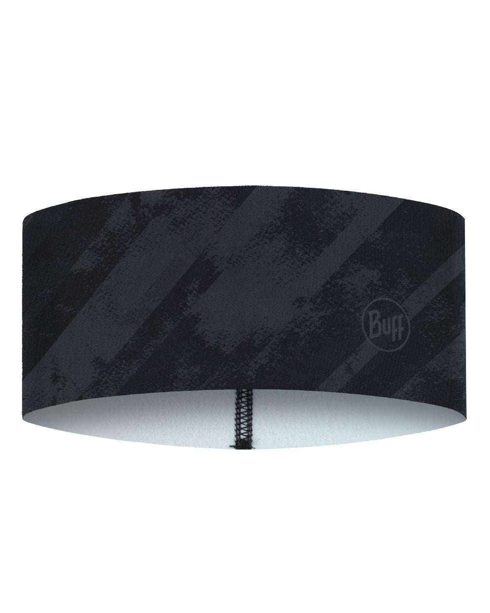 Grey Coloured Buff Tech Polar Headband on white background #colour_grey