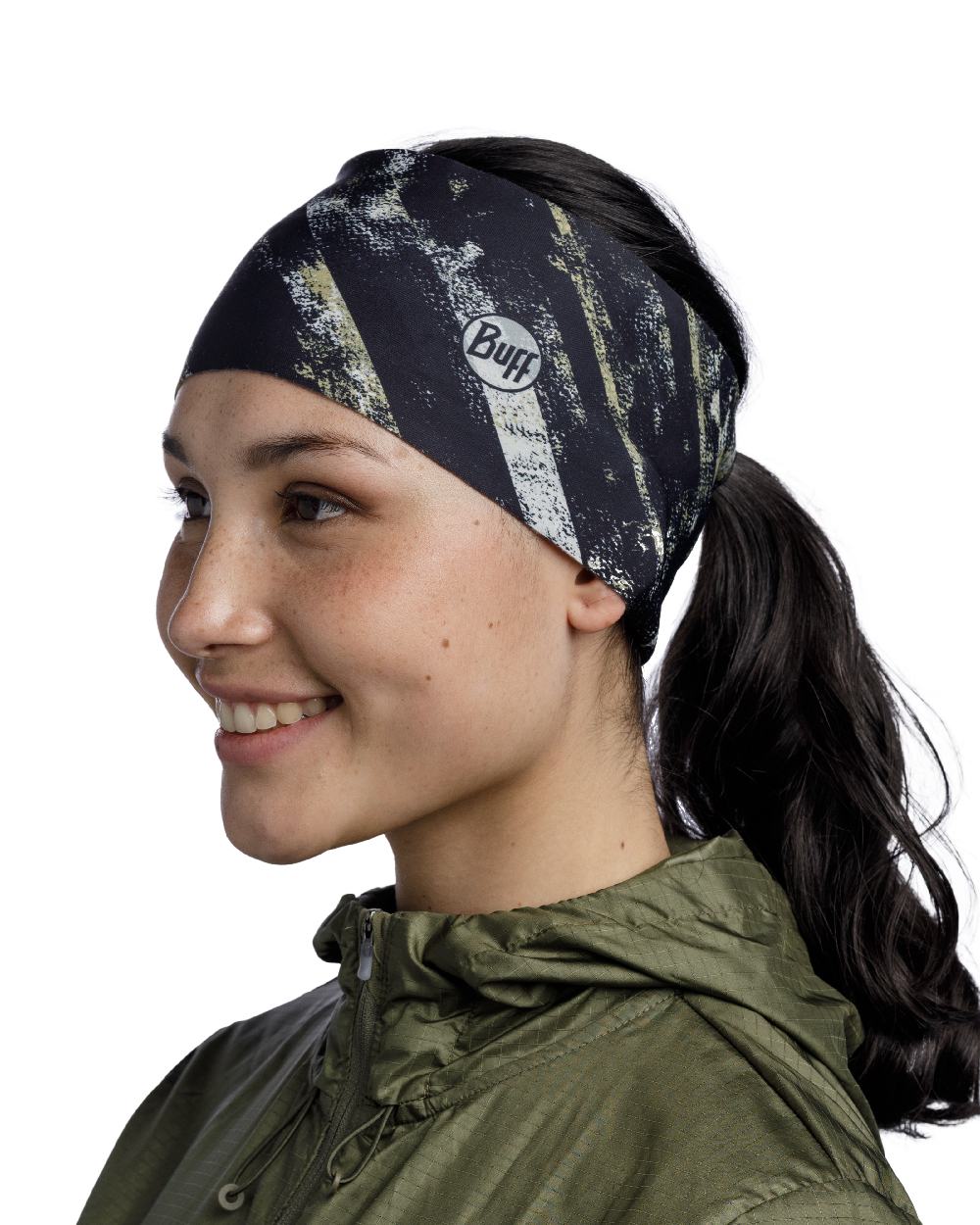 Multicolour Coloured Buff Tech Polar Headband on white background #colour_multicolour