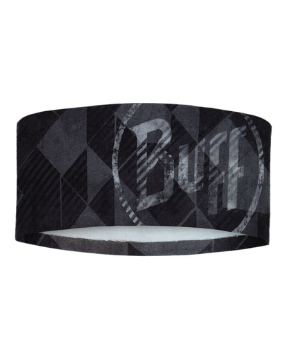Micor Graphite Coloured Buff Thermonet Headband on white background #colour_micor-graphite