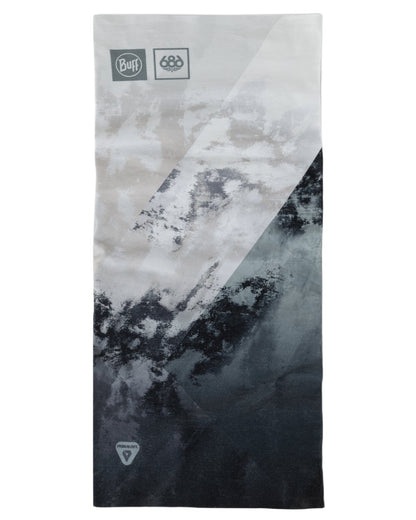 Vatna Grey Coloured Buff Thermonet Neckwear on white background #colour_vatna-grey