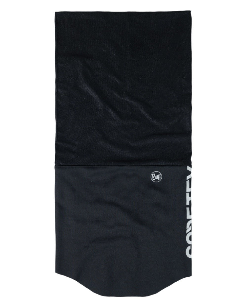Logo Black Coloured Buff Windproof Neckwear on white background #colour_logo-black