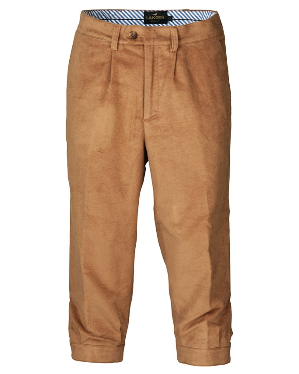 Camel Coloured Laksen Belgravia Moleskin Breeks On A White Background #colour_camel