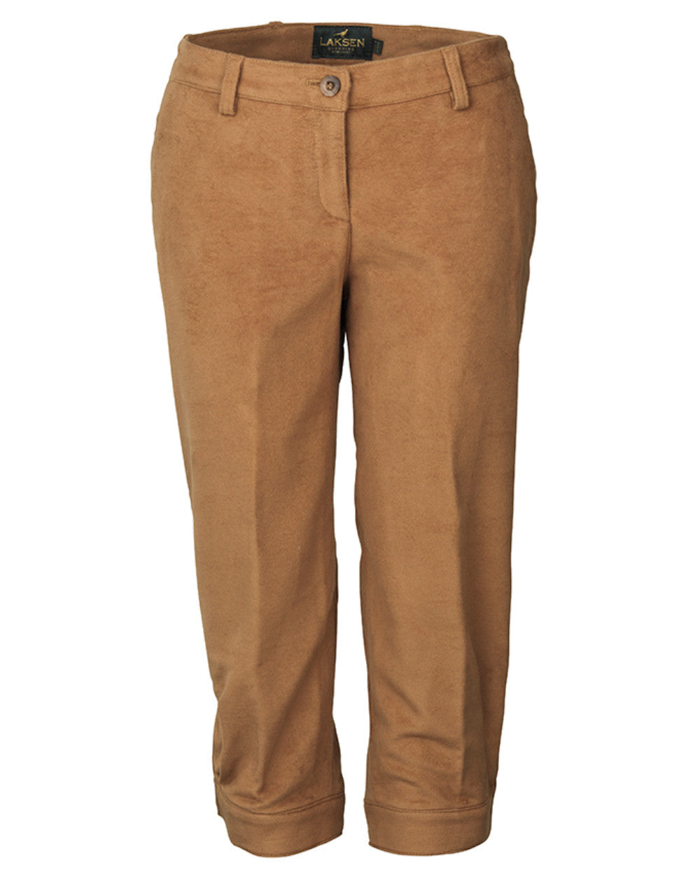 Camel Coloured Laksen Lady Belgravia Breeks On A White Background #colour_camel