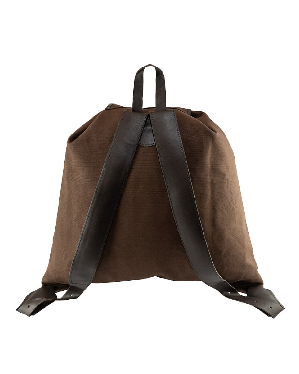 Brown coloured Canvas Roe Sack on white background #colour_brown