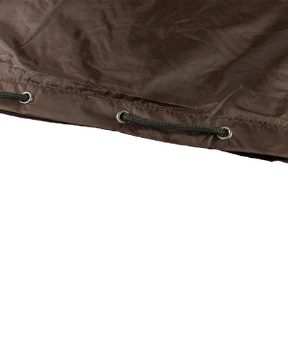 Brown coloured Canvas Roe Sack on white background #colour_brown