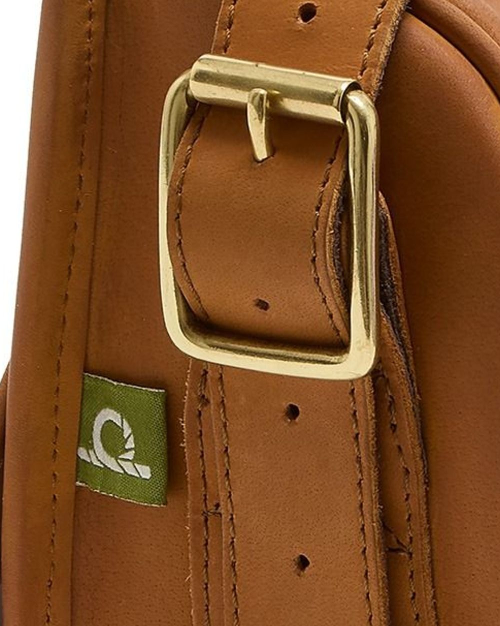 Tan Coloured Chatham Premium Antique Oiled Leather Cartridge Bag on white background #colour_tan