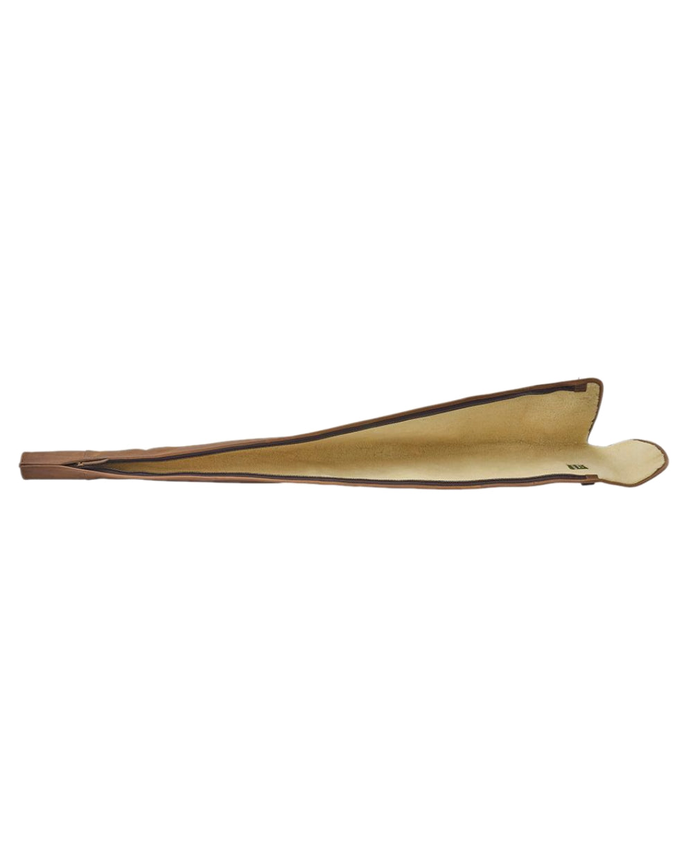 Brown Coloured Chatham Premium Antique Oiled Leather Gun Slip on white background #colour_brown