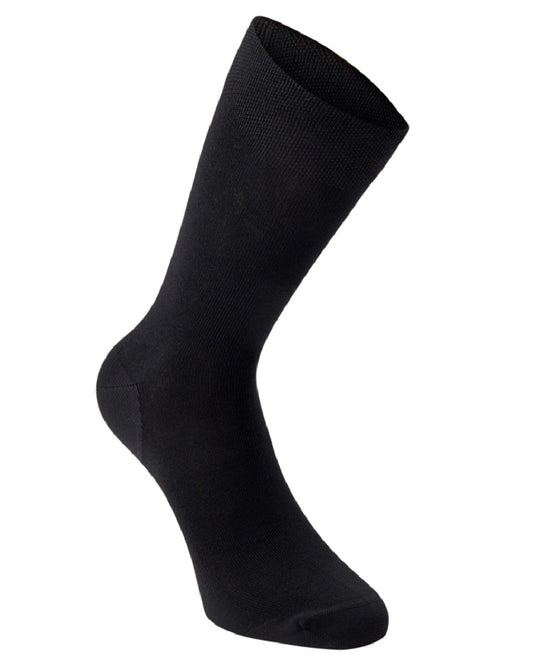 Black Ink coloured Deerhunter Bamboo Socks 3 Pack on white background #colour_black-ink