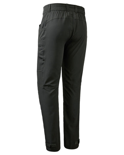 Forest Green coloured Deerhunter Canopy Trousers on white background #colour_forest-green