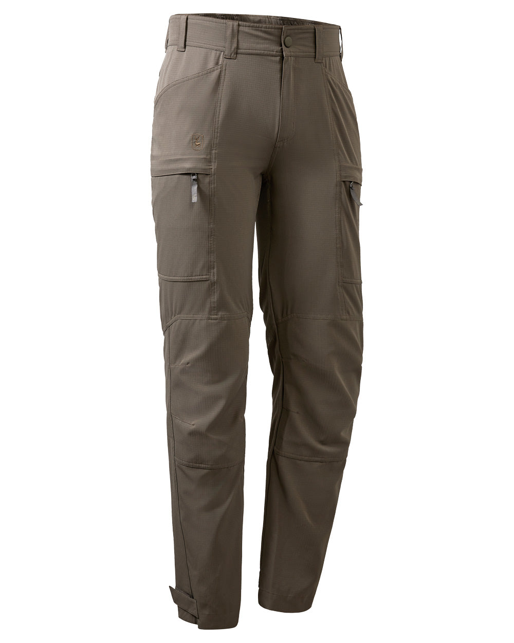 Stone Grey coloured Deerhunter Canopy Trousers on white background #colour_stone-grey