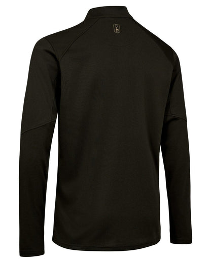 Forest Ember coloured Deerhunter Climate Half Zip Long Sleeve T-Shirt with 37.5® Technology on white background #colour_forest-ember