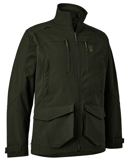 Forest Ember coloured Deerhunter Climate Jacket with 37.5® Technology on white background #colour_forest-ember