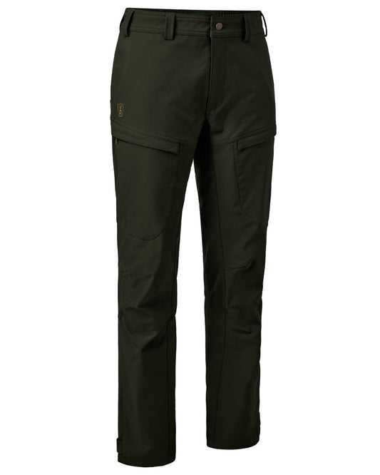 Forest Ember coloured Deerhunter Climate Trousers with 37.5® Technology on hite background #colour_forest-ember