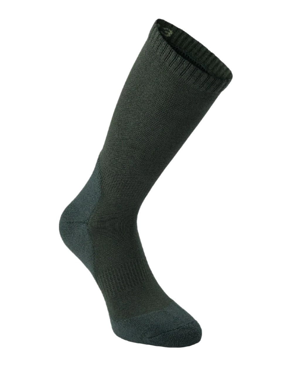 Green coloured Deerhunter Cool Max Socks 2 Pack on white background #colour_green