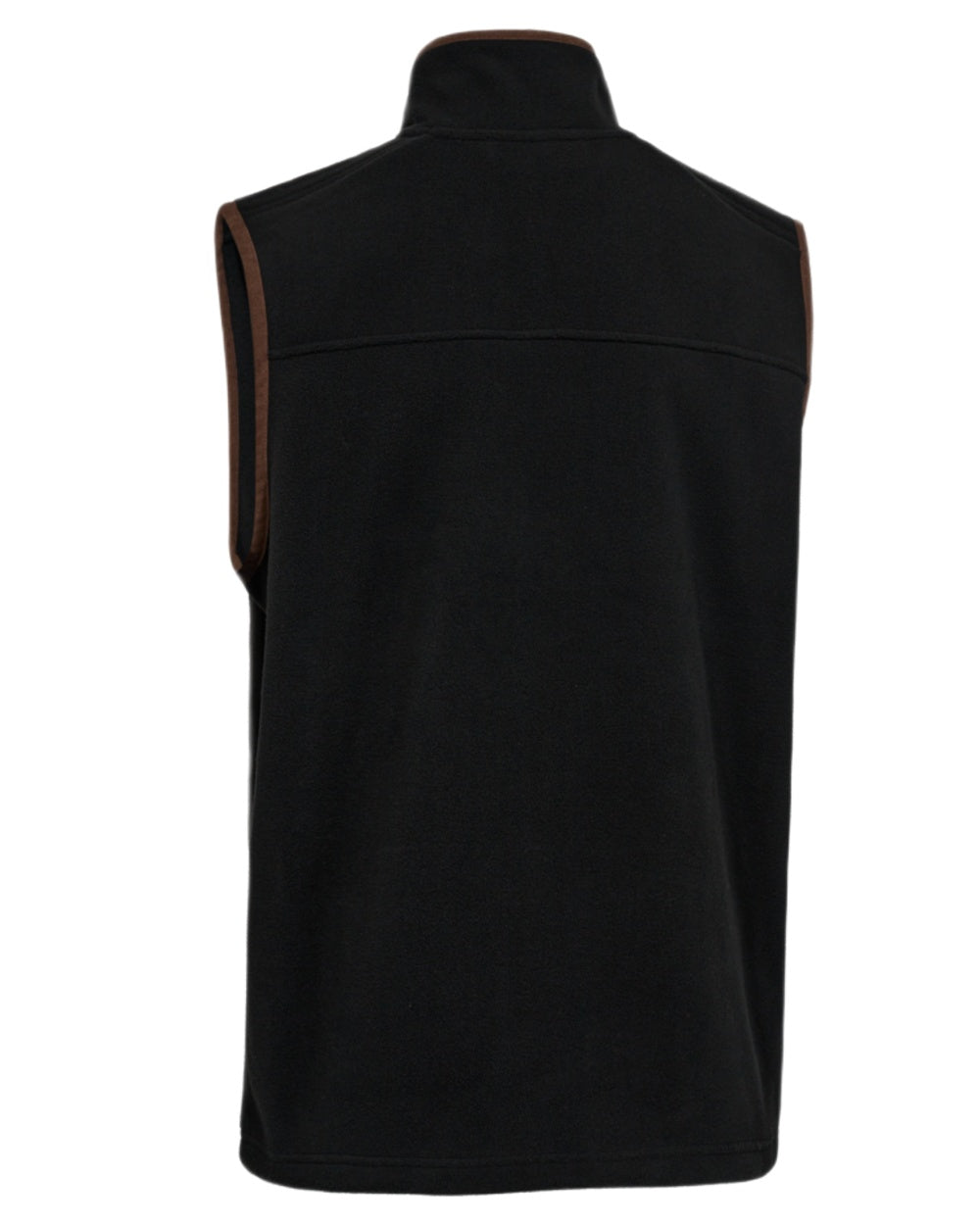 Anthracite Grey coloured Deerhunter Cumbria Fleece Waistcoat on white background #colour_anthracite-grey