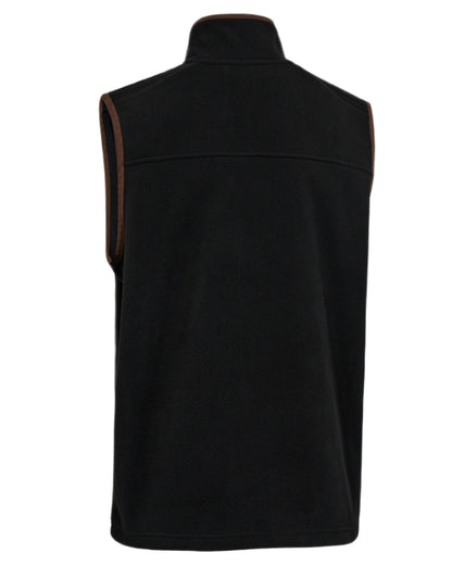 Anthracite Grey coloured Deerhunter Cumbria Fleece Waistcoat on white background #colour_anthracite-grey