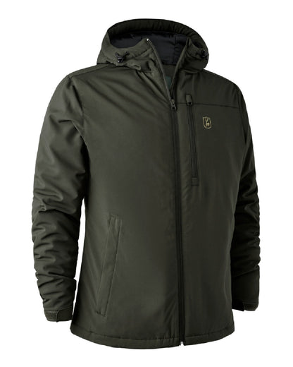 Timber coloured Deerhunter Denver Winter Jacket on white background #colour_timber