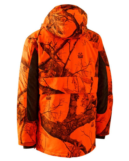 Realtree Edge Orange Coloured Deerhunter Eagle Winter Jacket On A White Background #colour_realtree-edge-orange