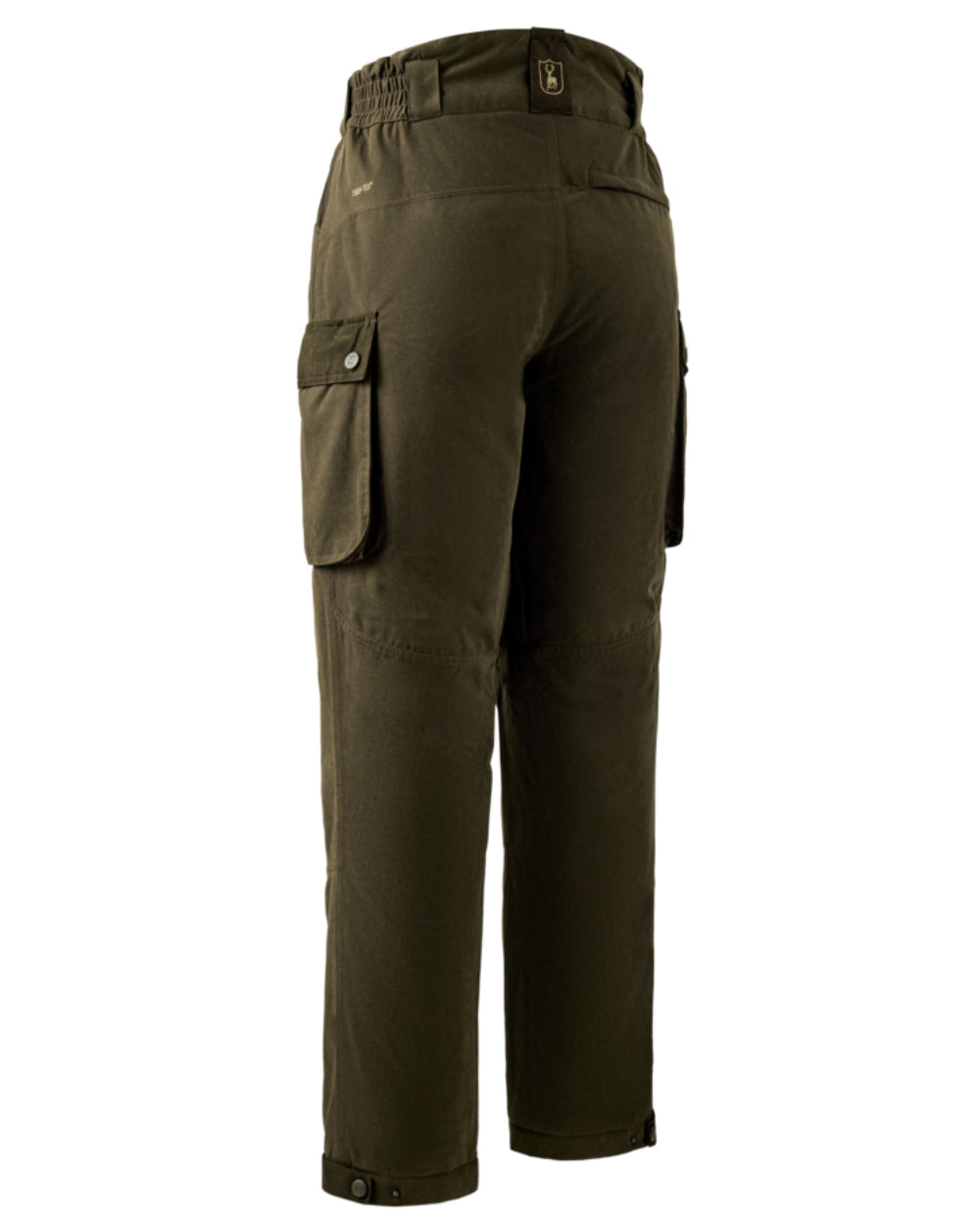 Tarmac Green Coloured Deerhunter Eagle Winter Trousers On A White Background #colour_tarmac-green