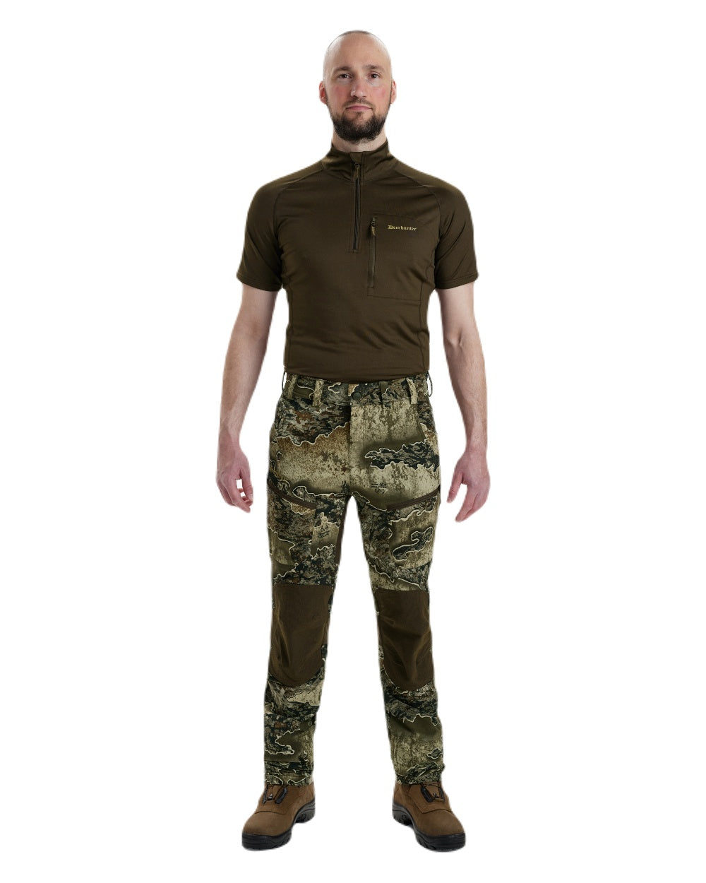 Realtree Excape coloured Deerhunter Excape Light Trousers on  white background #colour_realtree-excape