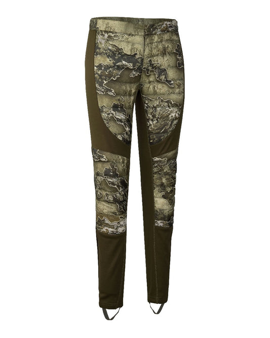 Realtree Excape coloured Deerhunter Excape Quilted Trousers on white background #colour_realtree-excape