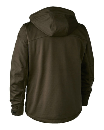 Art Green coloured Deerhunter Excape Softshell Jacket on white background #colour_art-green