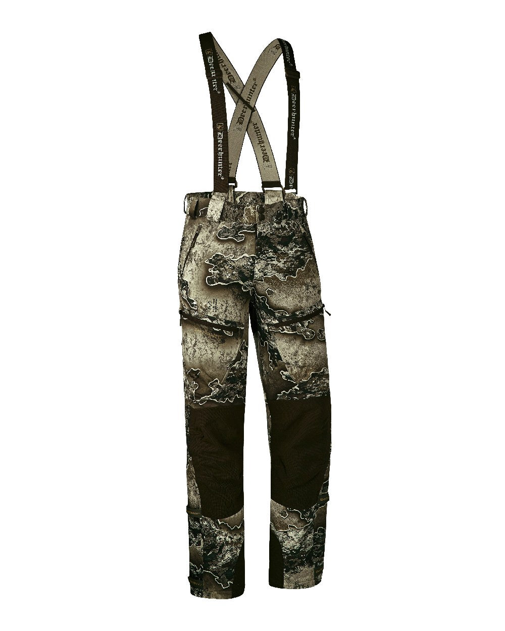 Realtree Excape coloured Deerhunter Excape Softshell Trousers on white background #colour_realtree-excape