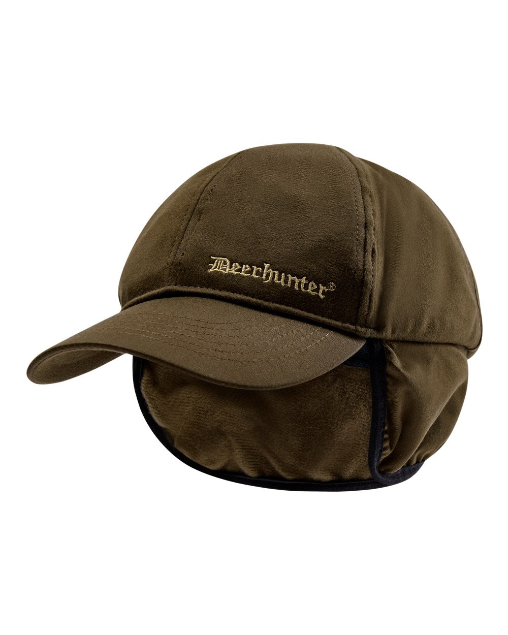 Art Green coloured Deerhunter Excape Winter Cap on white background #colour_art-green