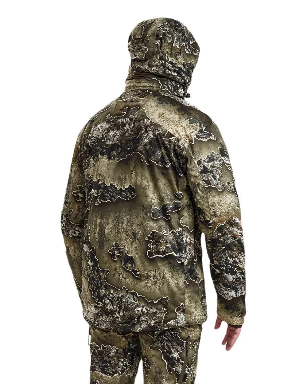Realtree Excape coloured Deerhunter Excape Winter Waterproof Jacket on white background #colour_realtree-excape