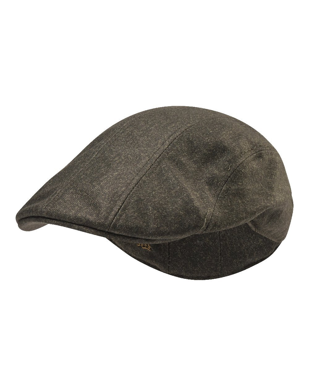 Elmwood coloured Deerhunter Flat Cap on white background #colour_elmwood